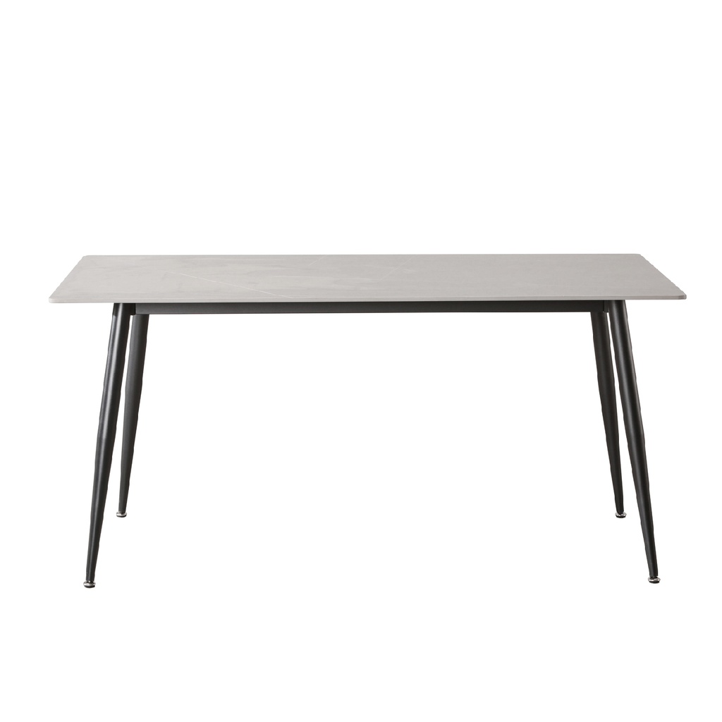 Mesa comedor 4 puestos Khissa gris mate