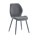 Silla comedor Maibe gris oscuro