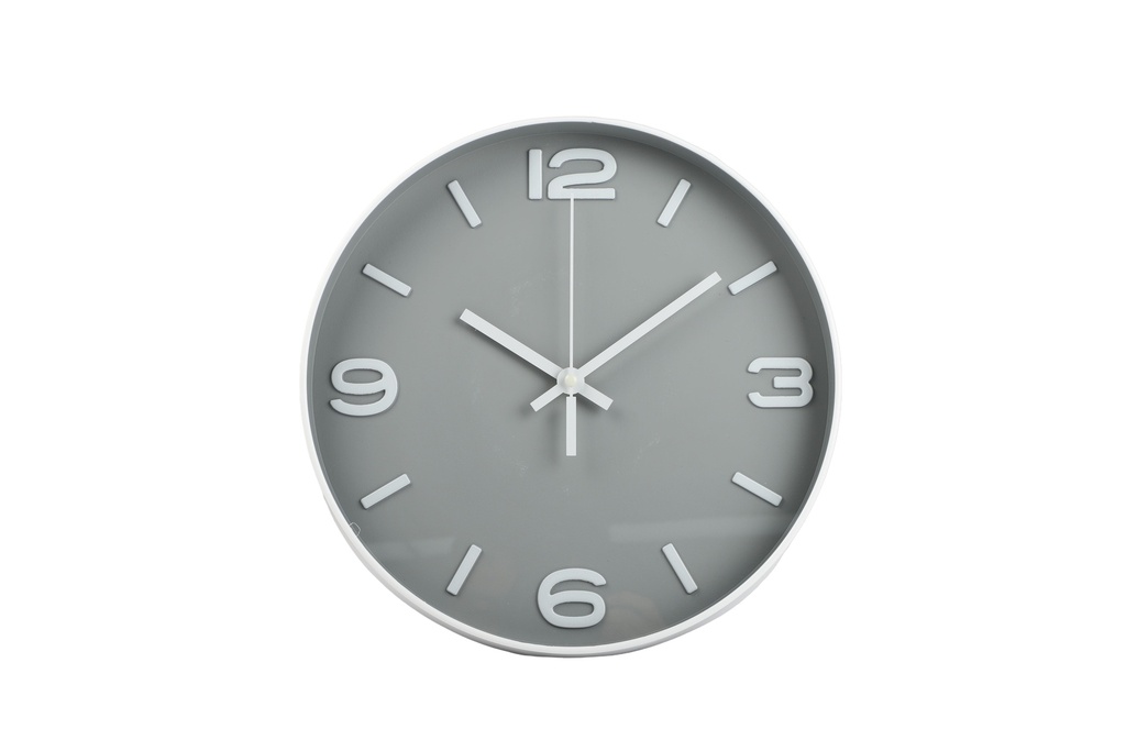 Reloj pared gris 29cm