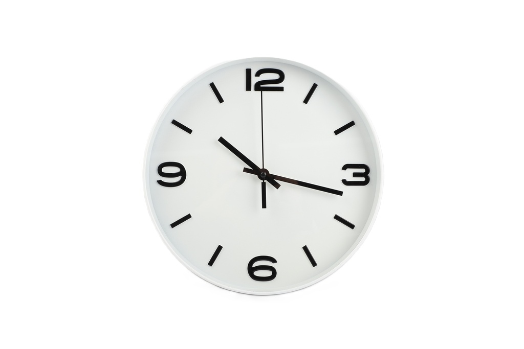 Reloj pared blanco 29cm