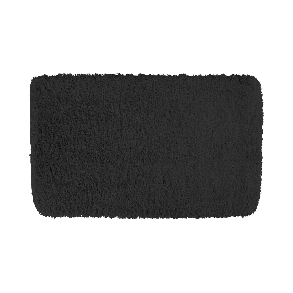 Piso de baño liso negro 75x45cm
