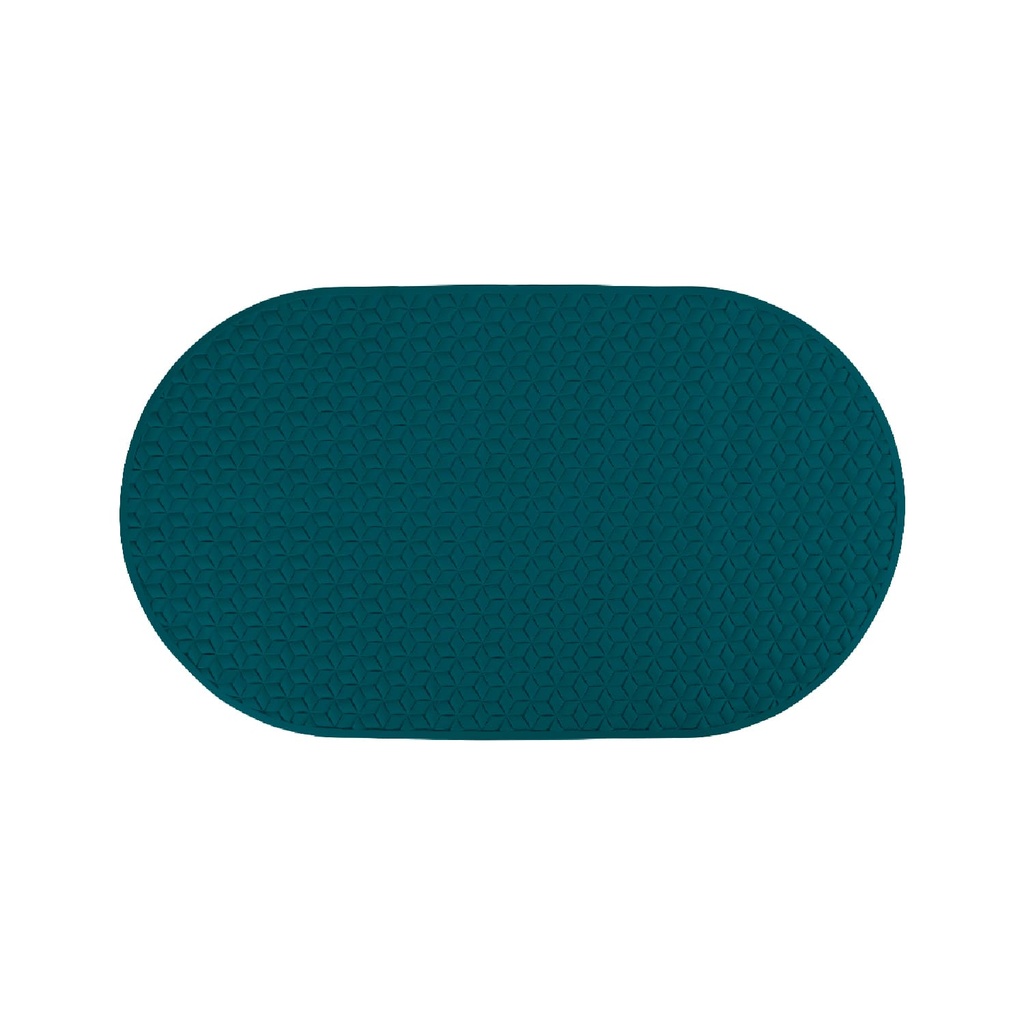 Antideslizante tina turquesa 68x38cm