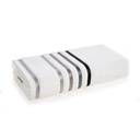 Toalla de baño Lumina 500gr 70 x 140 cm Blanca/Gris