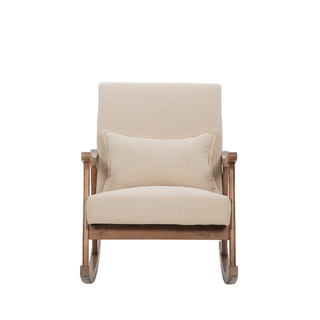 Silla mecedora Jane beige