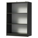 Librero Vercelli 3 niveles negro