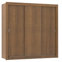 Closet Lyon 3 puertas 2 cajones rustic