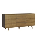 Buffet Salerno 2 puertas 3 cajones blanco