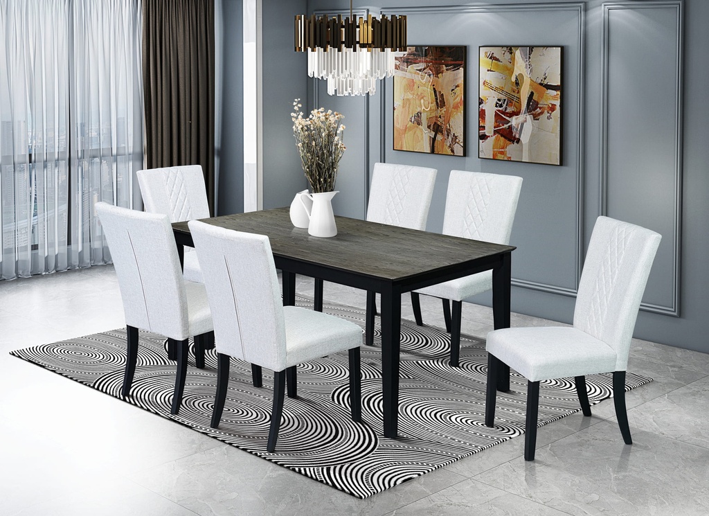 Juego comedor 6 sillas Asuan