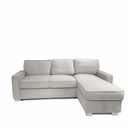 Sofá cama seccional Guido gris