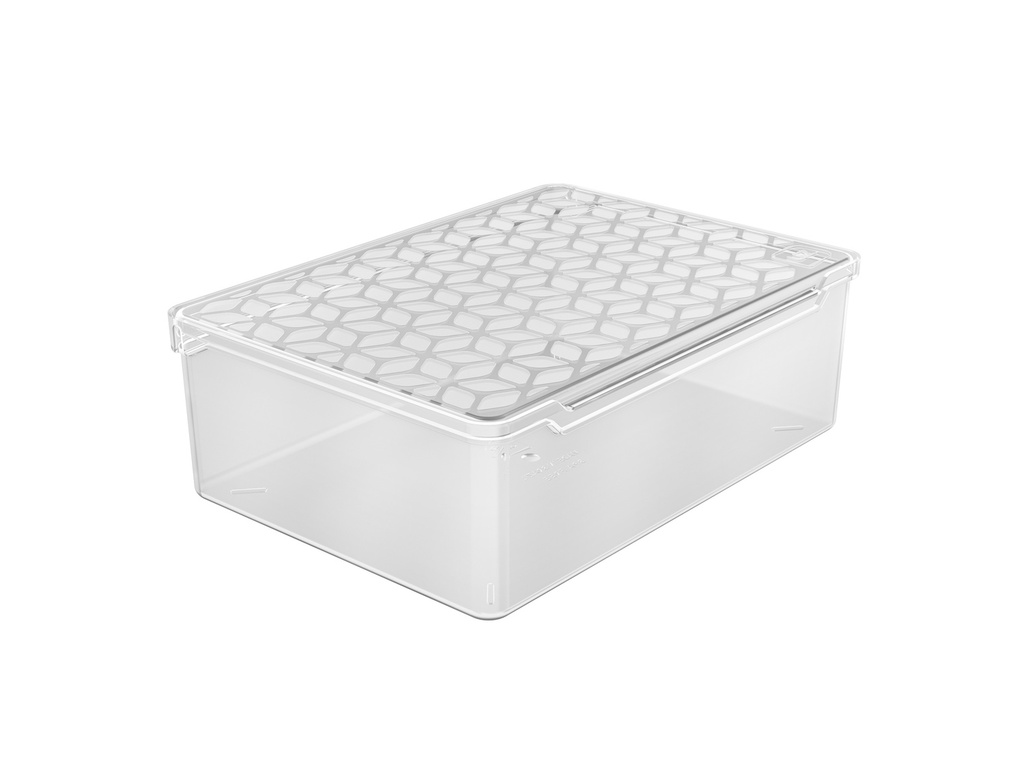 Contenedor con tapa 34,5x12,5x5,5cm