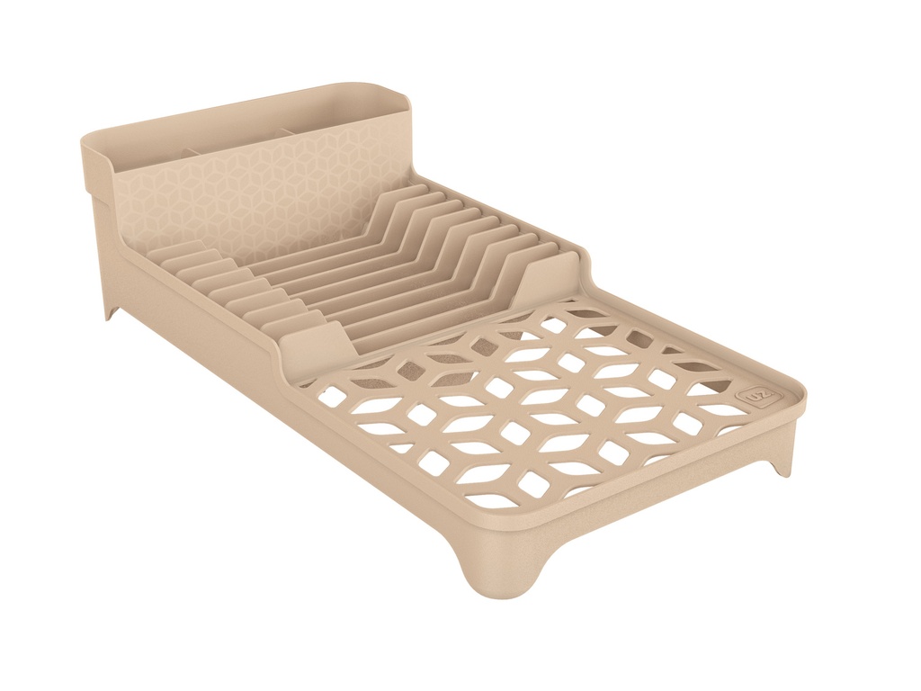 Secaplatos plástico beige 40,8x20,7x11,5cm