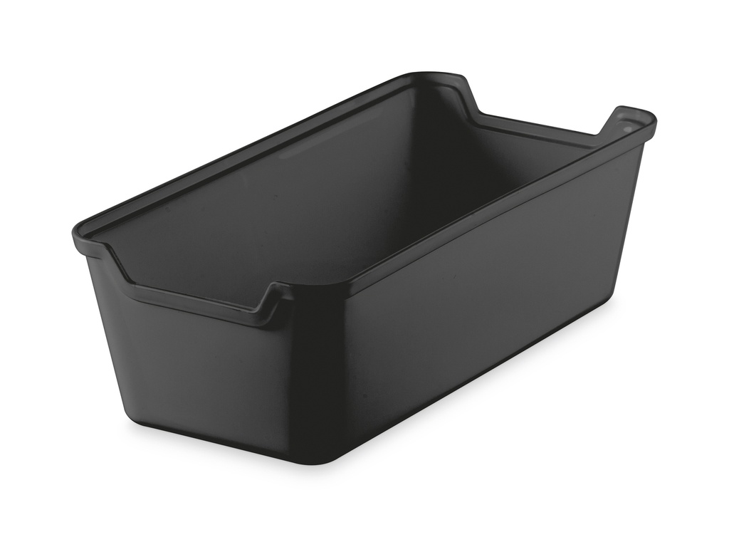 Caja organizadora plástico negro 17x8,5x5,5cm