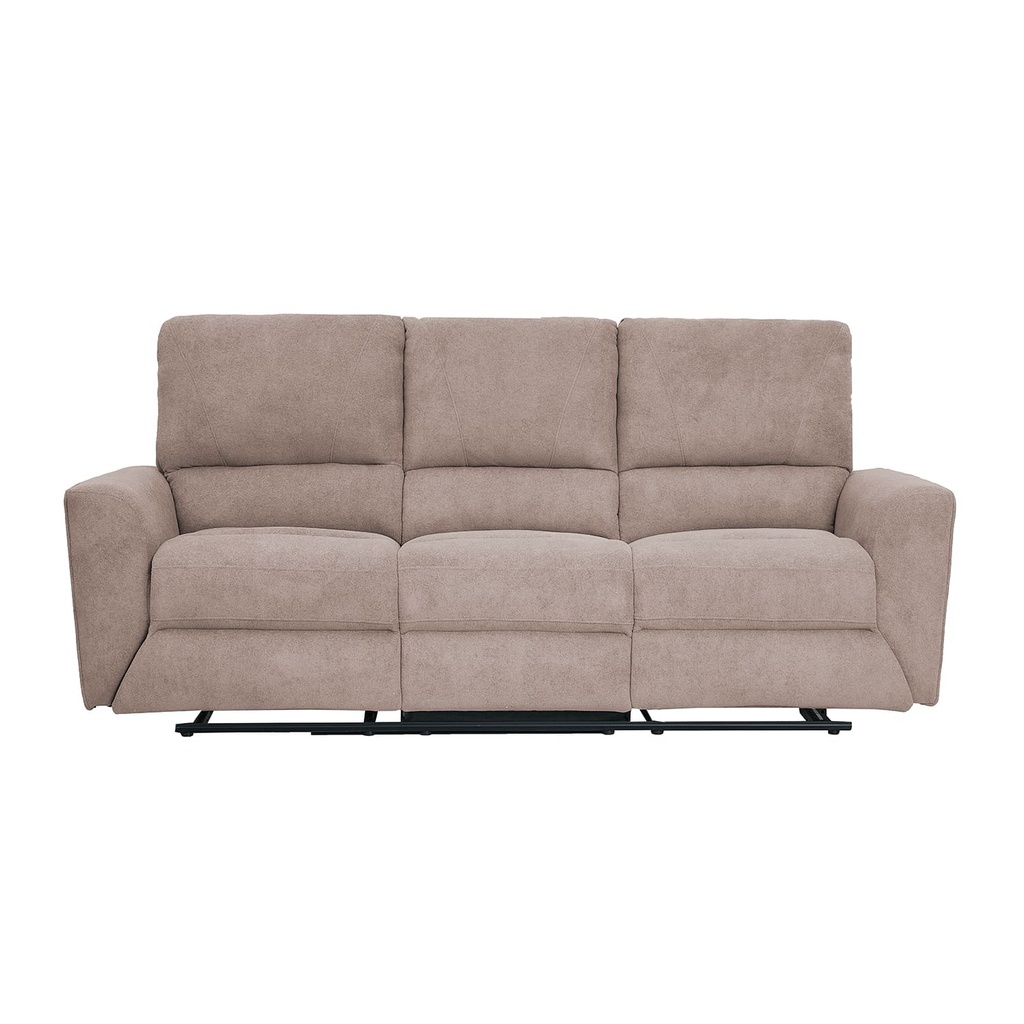 Sofá reclinable 3 cuerpos Alaska beige