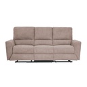 Sofá reclinable 3 cuerpos Alaska beige