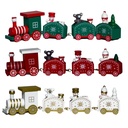 Adorno navidad tren navideño 19,5cm