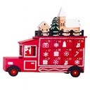 Calendario tren navidad 30x25x10cm