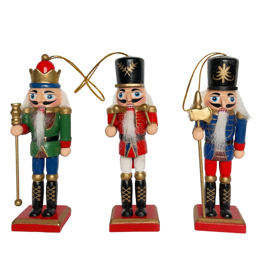 Cascanueces madera 12,5cm 3pcs