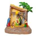 Pesebre con luz y sonido 23cm