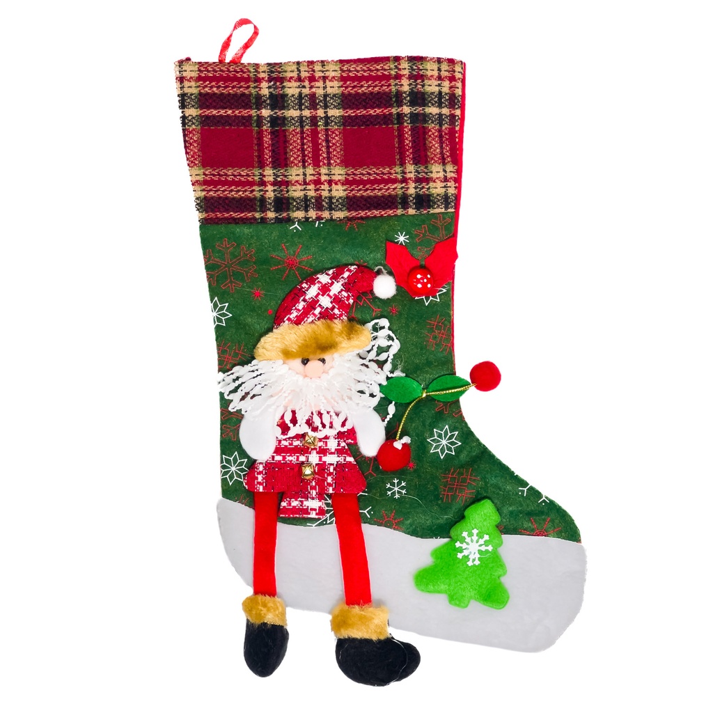 Bota navidad pascuero 37x24cm