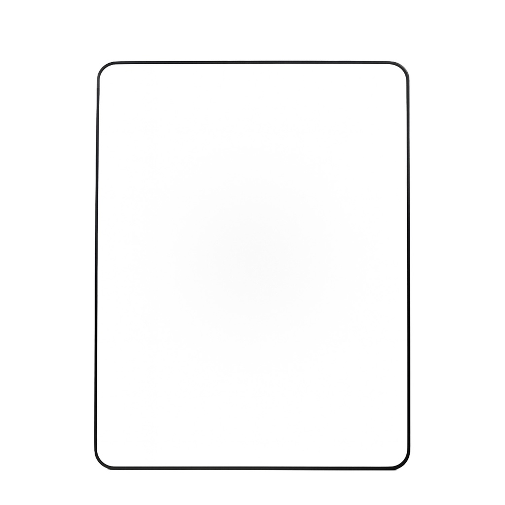 Espejo rectangular 79x59cm negro