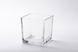 [230000228] Florero vidrio cubo 15cm