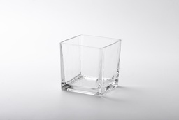 [230000226] Florero vidrio cubo 9.5cm