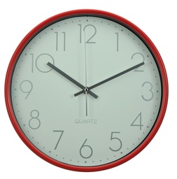 [230000340] Reloj moderno rojo 30cm