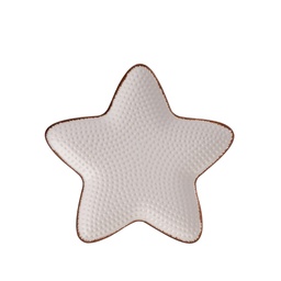 [230003497] Pocillo cerámica estrella blanco 15cm