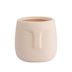 [230005989] Macetero cerámica cara 12cm
