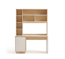 [230009807] Escritorio Estante Aurora 120x55x194 bicolor