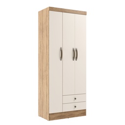 [230010158] Closet 3 puertas Moscú Nogueira/Off white