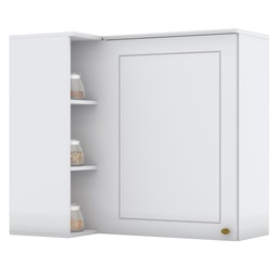 [230018943] Aéreo esquinero Americana blanco 94cm
