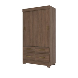 [230018990] Closet 2 puertas Castaño blanco