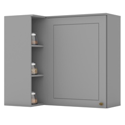 [230019120] Aéreo esquinero Americana gris 94cm