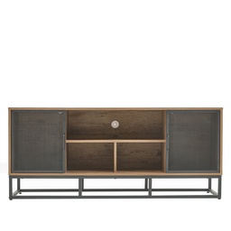 [230019194] Rack TV industrial Memphis 2 puertas