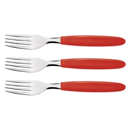 [230020382] Tenedores mesa rojo set de 3 23362/370