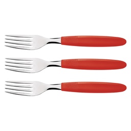 [230020382] Tenedores mesa rojo set de 3 23362/370