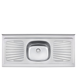 [230020435] Lavaplatos de Acero Inoxidable 120x52 1
