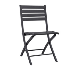 [230021850] Silla Terraza plegable negra alto 82 cm