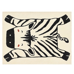 [230024282] Alfombra kids cebra 120x160cm