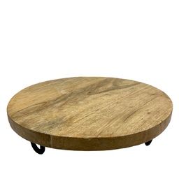 [230025602] Pedestal redondo madera 29cm