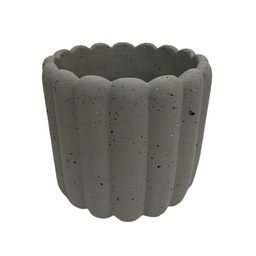 [230025905] Macetero cerámica Nagoya gris 13.5cm