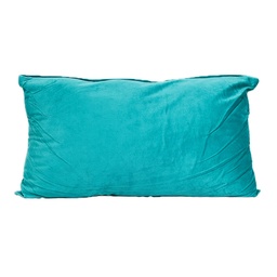[230026660] Cojín velvet turquesa 30x50cm