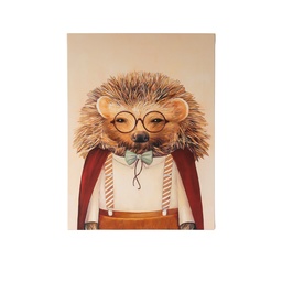 [230027072] Canvas hedgehog 30x40cm