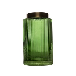 [230027106] Florero verde dorado 26-19cm
