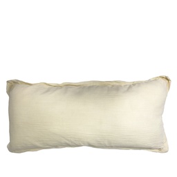 [230027401] Cojín gasa algodón beige 45x100