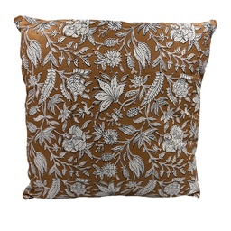 [230027410] Cojín print flor ocre 45x45cm