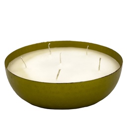 [230029210] Vela con bowl dorado 20cm