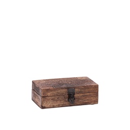 [230029568] Caja madera oscura 18x10x6cm