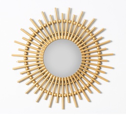 [230029987] Espejo Mia dorado 50cm